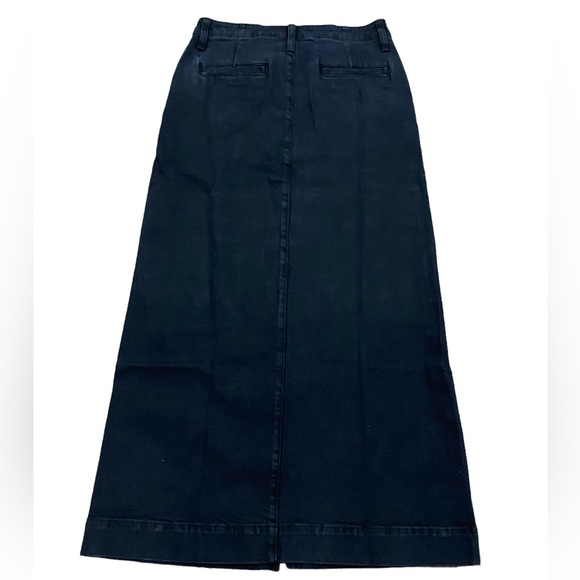 NWT J. Crew Denim Maxi Skirt In Washed Black Size 27 - Picture 12 of 16